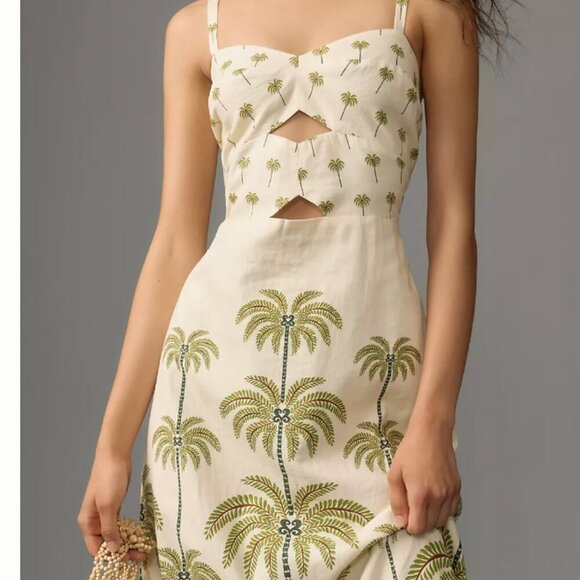 FARM Rio Sleeveless Ruffle-Hem Maxi Dress - Picture 3 of 14